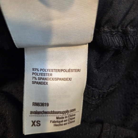 Avalanche Outdoor Supply Company Women's Black High Waisted Relaxed Fit Cargo XS - Picture 9 of 13